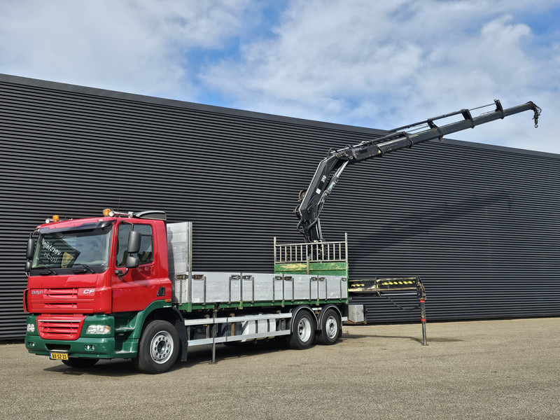 DAF CF 85.410 6x2 / HIAB 35 t/m crane / kran + REMOTE - شاحنات مسطحة, شاحنة كرين: صورة 1 DAF CF 85.410 6x2 / HIAB 35 t/m crane / kran + REMOTE - شاحنات مسطحة, شاحنة كرين: صورة 1