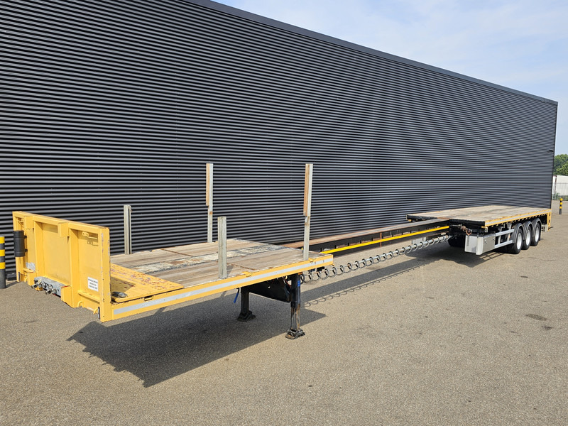 Floor FLUO-18-27F1 / LIFT AXLE / EXTENDABLE - نصف مقطورة مسطحة: صورة 1 Floor FLUO-18-27F1 / LIFT AXLE / EXTENDABLE - نصف مقطورة مسطحة: صورة 1
