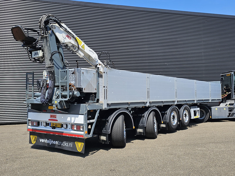 Kwb JKB KRAAN / 2 x STEERING + 2 X LIFT AXLE - نصف مقطورة مسطحة: صورة 3 Kwb JKB KRAAN / 2 x STEERING + 2 X LIFT AXLE - نصف مقطورة مسطحة: صورة 3
