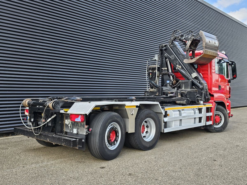 MAN TGS 26.400 / 6x4H-2 / HMF Z KRAAN + CONTAINERSYSTEM - شاحنة - نظام الكابلات, شاحنة كرين: صورة 4 MAN TGS 26.400 / 6x4H-2 / HMF Z KRAAN + CONTAINERSYSTEM - شاحنة - نظام الكابلات, شاحنة كرين: صورة 4