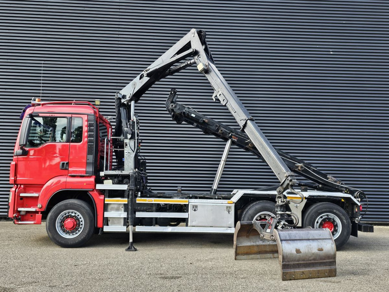 MAN TGS 26.400 / 6x4H-2 / HMF Z KRAAN + CONTAINERSYSTEM - شاحنة - نظام الكابلات, شاحنة كرين: صورة 3 MAN TGS 26.400 / 6x4H-2 / HMF Z KRAAN + CONTAINERSYSTEM - شاحنة - نظام الكابلات, شاحنة كرين: صورة 3