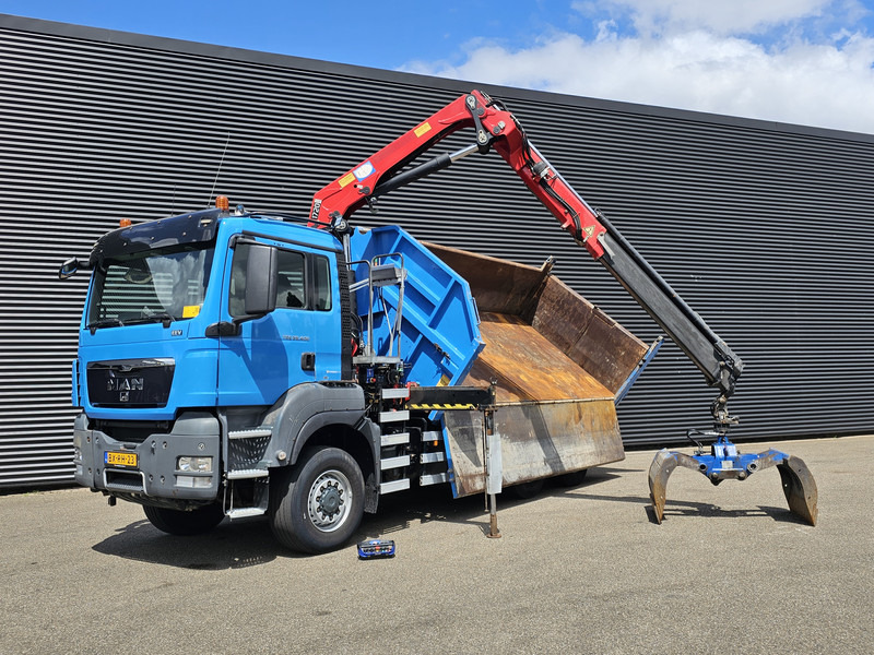 MAN TGS 28.400 6X4-4 BL / CRANE + 2 SIDE TIPPER - شاحنة قلاب, شاحنة كرين: صورة 3 MAN TGS 28.400 6X4-4 BL / CRANE + 2 SIDE TIPPER - شاحنة قلاب, شاحنة كرين: صورة 3
