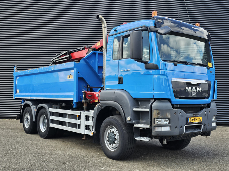 MAN TGS 28.400 6X4-4 BL / CRANE + 2 SIDE TIPPER MAN TGS 28.400 6X4-4 BL / CRANE + 2 SIDE TIPPER: صورة 12