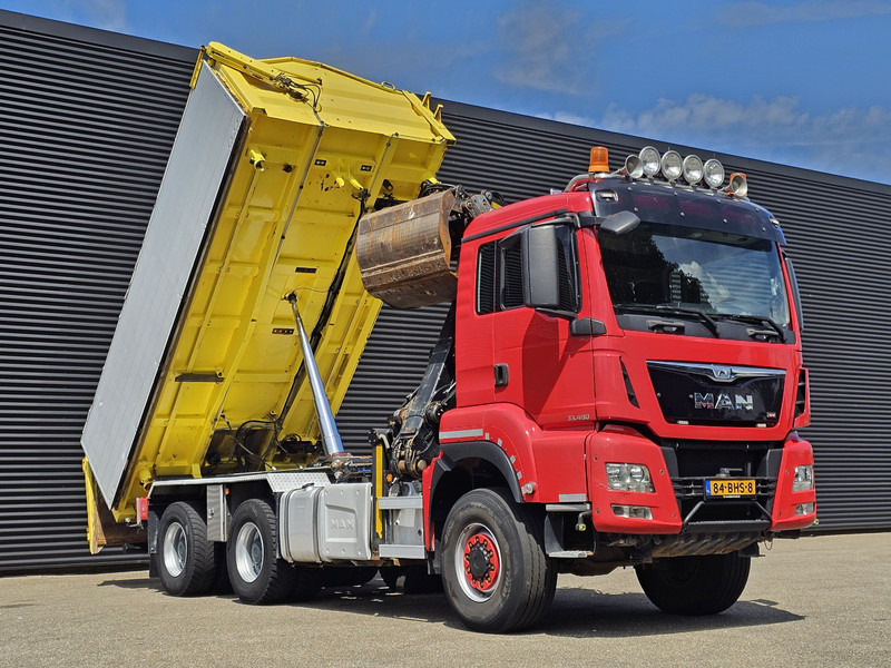 MAN TGS 33.480 6x6 / PALFINGER Z CRANE / 2 SIDE TIPPER MAN TGS 33.480 6x6 / PALFINGER Z CRANE / 2 SIDE TIPPER: صورة 7
