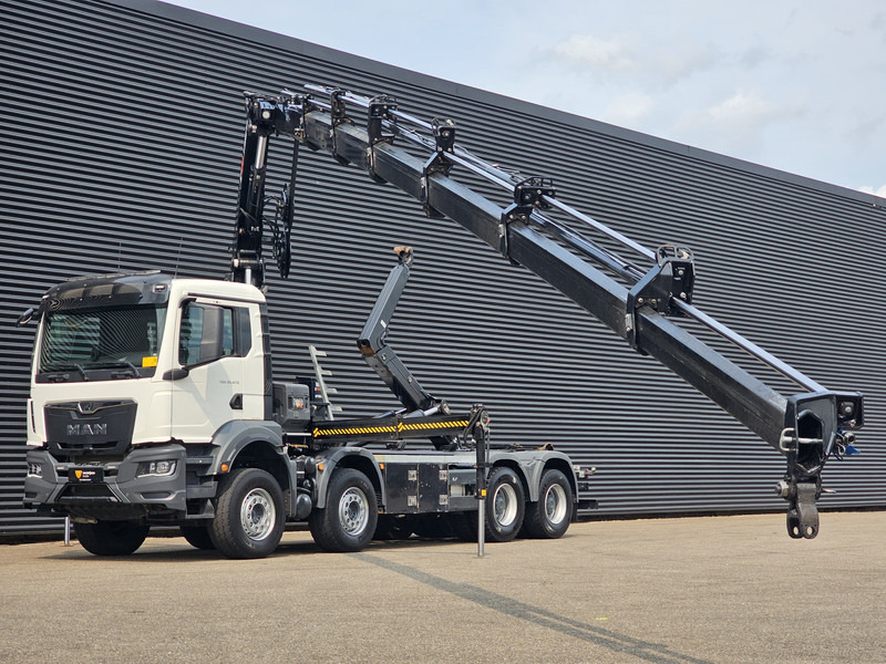 MAN TGS 35.470 8X4 BB / HIAB CRANE + HOOKLIFT - شاحنة كرين: صورة 3 MAN TGS 35.470 8X4 BB / HIAB CRANE + HOOKLIFT - شاحنة كرين: صورة 3
