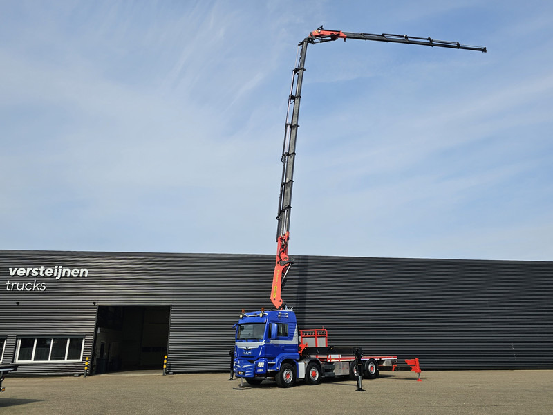MAN TGS 35.500 8x4-6 / PALFINGER 92 t/m CRANE +JIB - شاحنات مسطحة: صورة 2 MAN TGS 35.500 8x4-6 / PALFINGER 92 t/m CRANE +JIB - شاحنات مسطحة: صورة 2