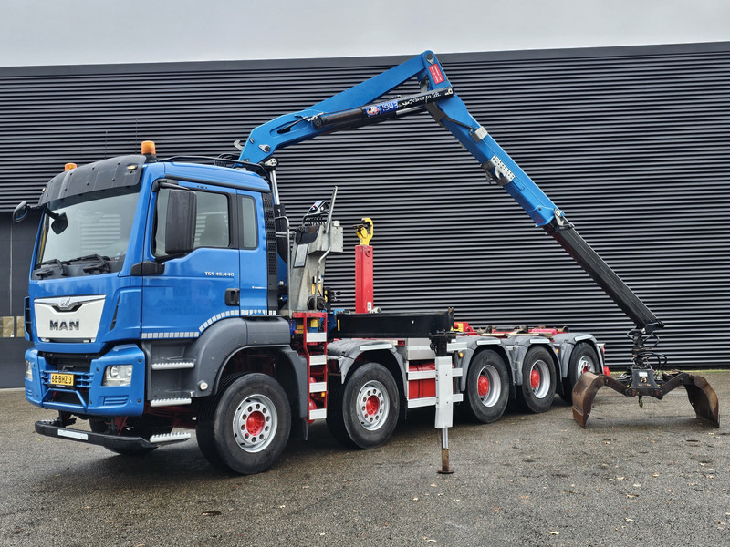 MAN TGS 47.440 BBL / 10X4 HOOKLIFT + Z CRANE - شاحنة ذات خطاف, شاحنة كرين: صورة 3 MAN TGS 47.440 BBL / 10X4 HOOKLIFT + Z CRANE - شاحنة ذات خطاف, شاحنة كرين: صورة 3