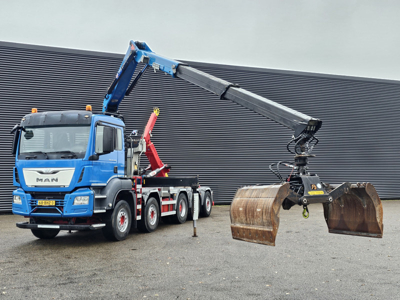 MAN TGS 47.440 BBL / 10X4 HOOKLIFT + Z CRANE - شاحنة ذات خطاف, شاحنة كرين: صورة 2 MAN TGS 47.440 BBL / 10X4 HOOKLIFT + Z CRANE - شاحنة ذات خطاف, شاحنة كرين: صورة 2