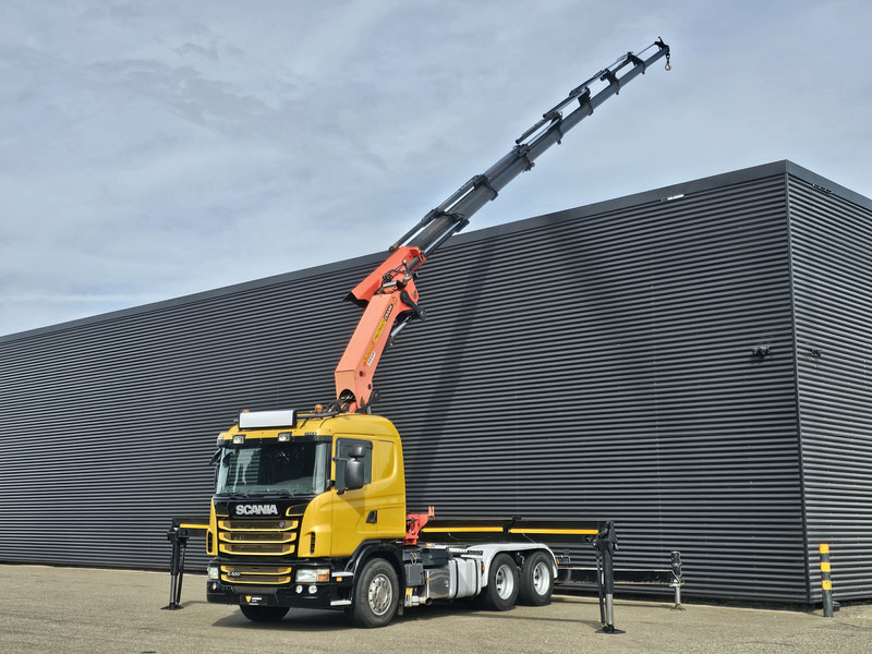 Scania G400 6x2 / PALFINGER PK 60002 / WINCH / BALLAST - شاحنات مسطحة, شاحنة كرين: صورة 1 Scania G400 6x2 / PALFINGER PK 60002 / WINCH / BALLAST - شاحنات مسطحة, شاحنة كرين: صورة 1