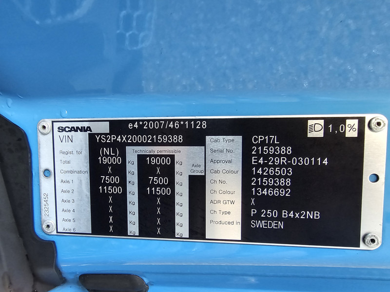 شاحنة الفريزر Scania P250 / LBW /4X2 / FRIGOBLOCK: صورة 19 شاحنة الفريزر Scania P250 / LBW /4X2 / FRIGOBLOCK: صورة 19