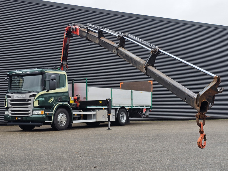 Scania P320 / 4x2 / PALFINGER PK14002 / CRANE/KRAN - شاحنات مسطحة, شاحنة كرين: صورة 4 Scania P320 / 4x2 / PALFINGER PK14002 / CRANE/KRAN - شاحنات مسطحة, شاحنة كرين: صورة 4