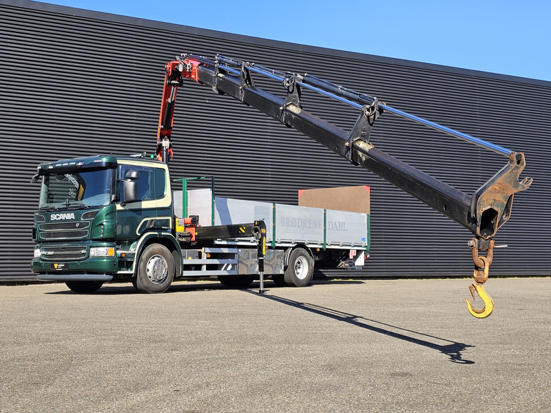 Scania P320 4x2 / PALFINGER PK14002 / CRANE/KRAN - شاحنات مسطحة, شاحنة كرين: صورة 2 Scania P320 4x2 / PALFINGER PK14002 / CRANE/KRAN - شاحنات مسطحة, شاحنة كرين: صورة 2