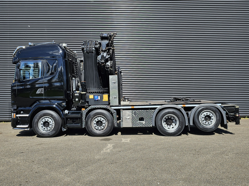 وحدة جر Scania R490 8x2 / HMF 85 T/M CRANE + WINCH + JIB: صورة 11
