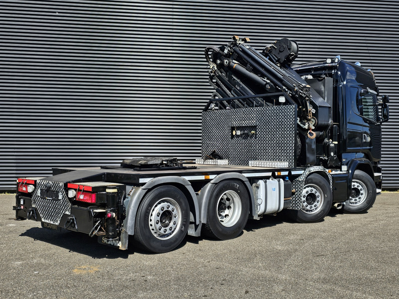 وحدة جر Scania R490 8x2 / HMF 85 T/M CRANE + WINCH + JIB: صورة 7