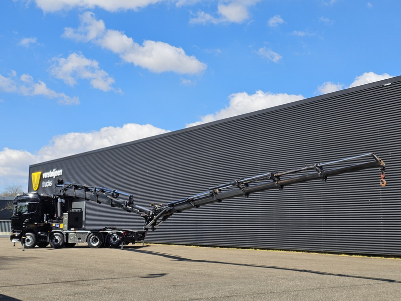 وحدة جر Scania R490 8x2 / HMF 85 T/M CRANE + WINCH + JIB: صورة 6