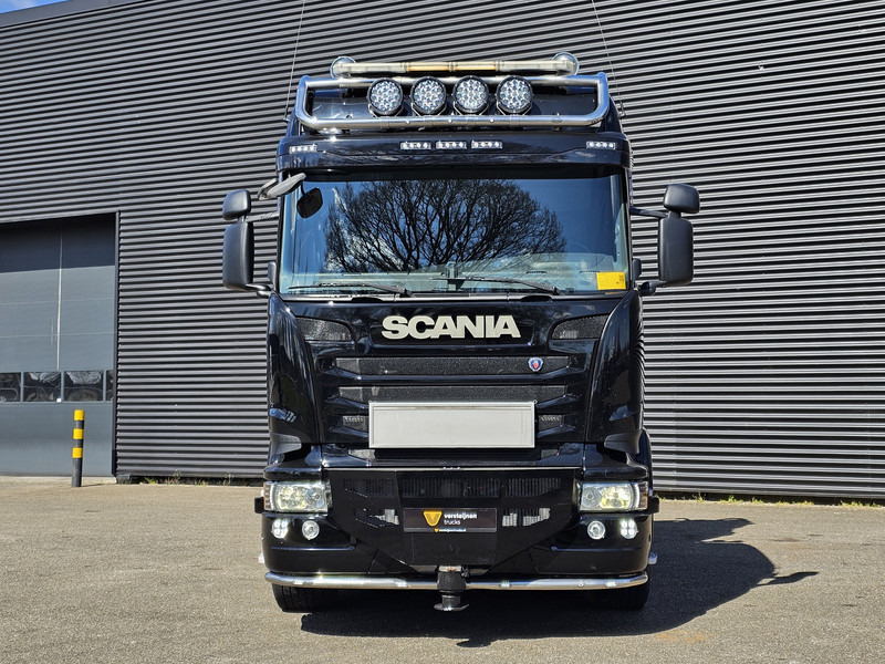 وحدة جر Scania R490 8x2 / HMF 85 T/M CRANE + WINCH + JIB: صورة 10