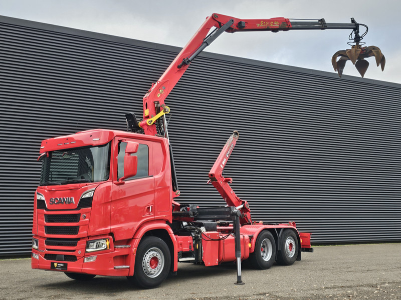 Scania R520 V8 6x2/4 / EPSILON CRANE + HOOKLIFT - شاحنة ذات خطاف, شاحنة كرين: صورة 1 Scania R520 V8 6x2/4 / EPSILON CRANE + HOOKLIFT - شاحنة ذات خطاف, شاحنة كرين: صورة 1
