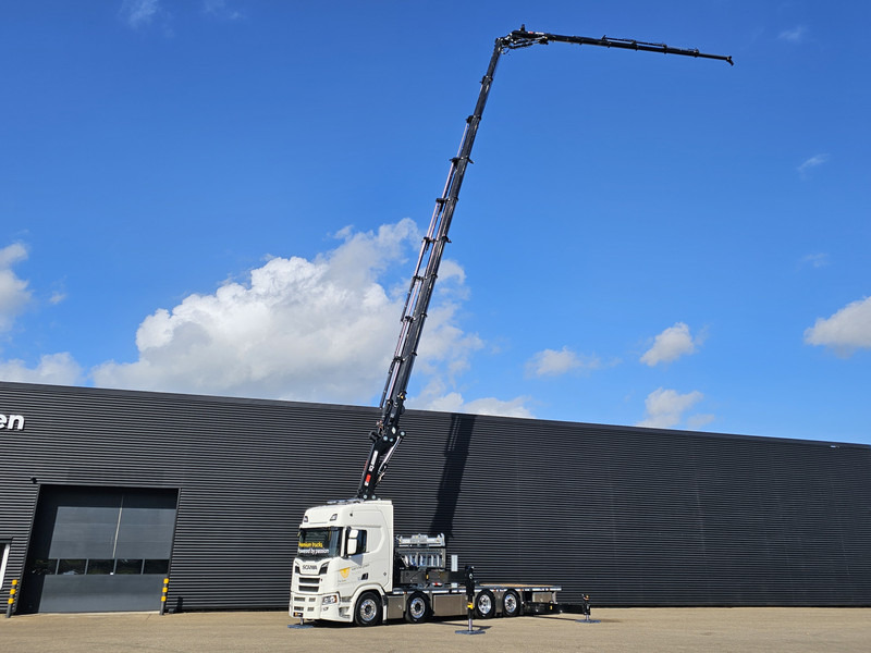 Scania R590 V8 / 8X2 / HIAB 1188 + JIB + WINCH - شاحنات مسطحة, شاحنة كرين: صورة 4 Scania R590 V8 / 8X2 / HIAB 1188 + JIB + WINCH - شاحنات مسطحة, شاحنة كرين: صورة 4