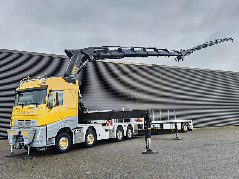 Volvo FH 540 8x4 / PALFINGER 165 TEC 7 + PJ300 / WINCH - شاحنات مسطحة, شاحنة كرين: صورة 1 Volvo FH 540 8x4 / PALFINGER 165 TEC 7 + PJ300 / WINCH - شاحنات مسطحة, شاحنة كرين: صورة 1