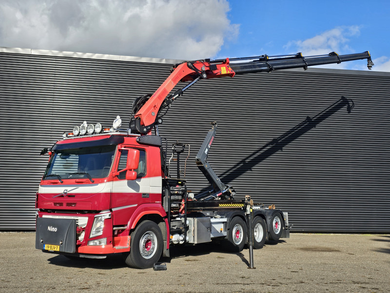Volvo FM 420 8x2 / HIAB HOOKLIFT + 30 t/m CRANE - KRAN - شاحنة ذات خطاف, شاحنة كرين: صورة 1 Volvo FM 420 8x2 / HIAB HOOKLIFT + 30 t/m CRANE - KRAN - شاحنة ذات خطاف, شاحنة كرين: صورة 1