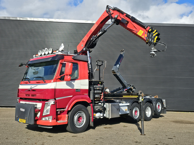 Volvo FM 420 8x2 / HIAB HOOKLIFT + 30 t/m CRANE - KRAN - شاحنة ذات خطاف, شاحنة كرين: صورة 4 Volvo FM 420 8x2 / HIAB HOOKLIFT + 30 t/m CRANE - KRAN - شاحنة ذات خطاف, شاحنة كرين: صورة 4