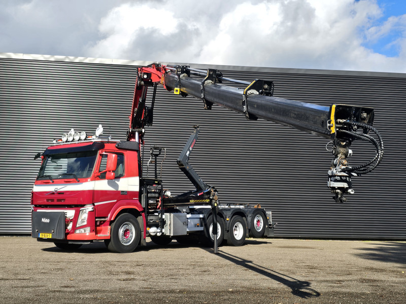 Volvo FM 420 8x2 / HIAB HOOKLIFT + 30 t/m CRANE - KRAN - شاحنة ذات خطاف, شاحنة كرين: صورة 3 Volvo FM 420 8x2 / HIAB HOOKLIFT + 30 t/m CRANE - KRAN - شاحنة ذات خطاف, شاحنة كرين: صورة 3