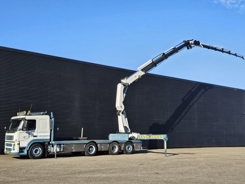 Volvo FM 420 8x2 / HMF 55 t/m CRANE + JIB - شاحنات مسطحة, شاحنة كرين: صورة 1 Volvo FM 420 8x2 / HMF 55 t/m CRANE + JIB - شاحنات مسطحة, شاحنة كرين: صورة 1