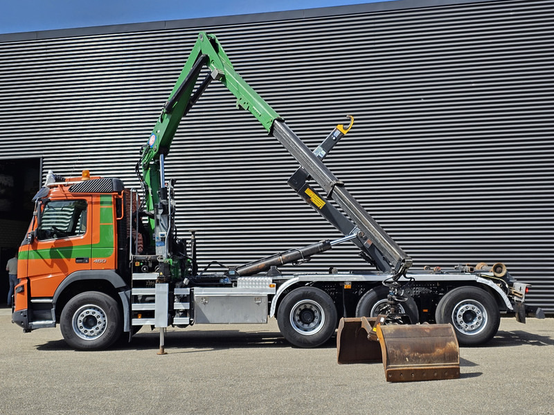 Volvo FMX 460 / 8x4-4 / HMF CRANE + HOOKLIFT / CONTAINER - شاحنة ذات خطاف, شاحنة كرين: صورة 4 Volvo FMX 460 / 8x4-4 / HMF CRANE + HOOKLIFT / CONTAINER - شاحنة ذات خطاف, شاحنة كرين: صورة 4