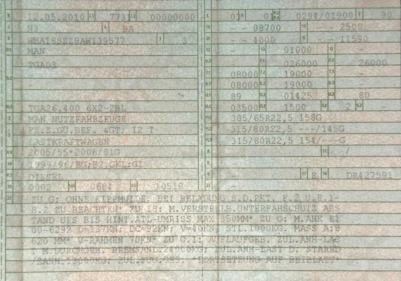 MAN 26.400 TGS | Meiller RK 20.70 | hydr. Container. - شاحنة ذات خطاف: صورة 2 MAN 26.400 TGS | Meiller RK 20.70 | hydr. Container. - شاحنة ذات خطاف: صورة 2