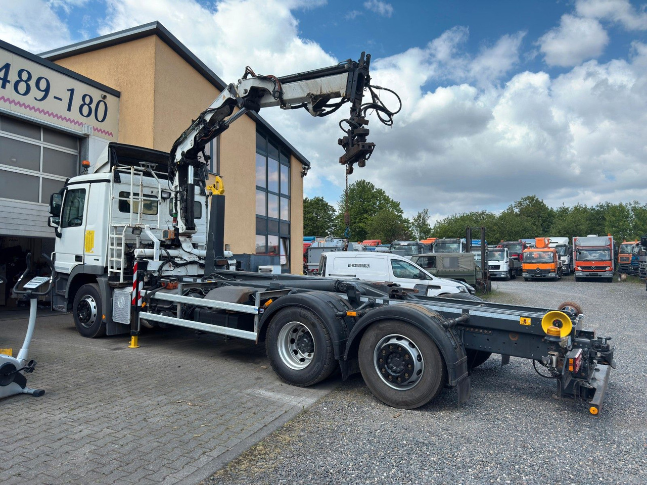 Mercedes-Benz 2541 6x2 ARK Meiller 20.65 | ATLA 120.2E mit 5&6 - شاحنة ذات خطاف, شاحنة كرين: صورة 3 Mercedes-Benz 2541 6x2 ARK Meiller 20.65 | ATLA 120.2E mit 5&6 - شاحنة ذات خطاف, شاحنة كرين: صورة 3