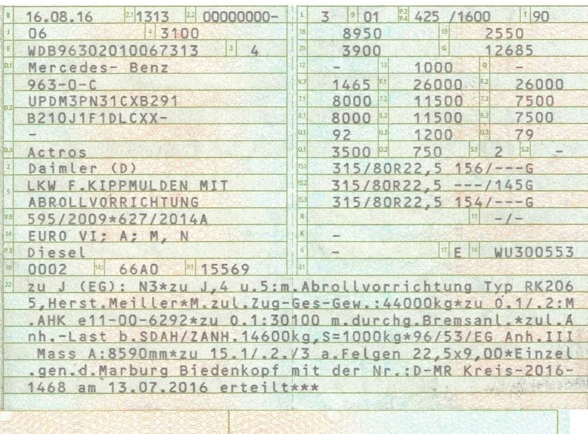 Mercedes-Benz 2558 6x2 Meiller RK 20.65 | Retarder | Klima - شاحنة ذات خطاف: صورة 2 Mercedes-Benz 2558 6x2 Meiller RK 20.65 | Retarder | Klima - شاحنة ذات خطاف: صورة 2