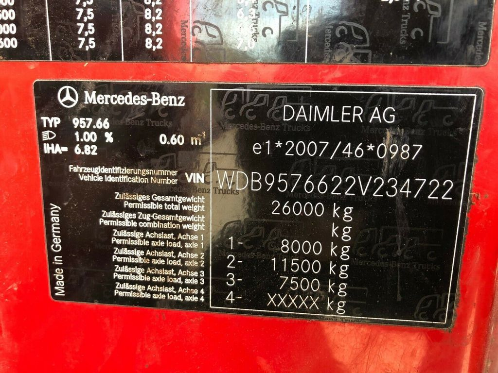 Mercedes-Benz 2629 6X2 Seitenlader Speed Paddle Top Zustand - شاحنة النفايات: صورة 4 Mercedes-Benz 2629 6X2 Seitenlader Speed Paddle Top Zustand - شاحنة النفايات: صورة 4