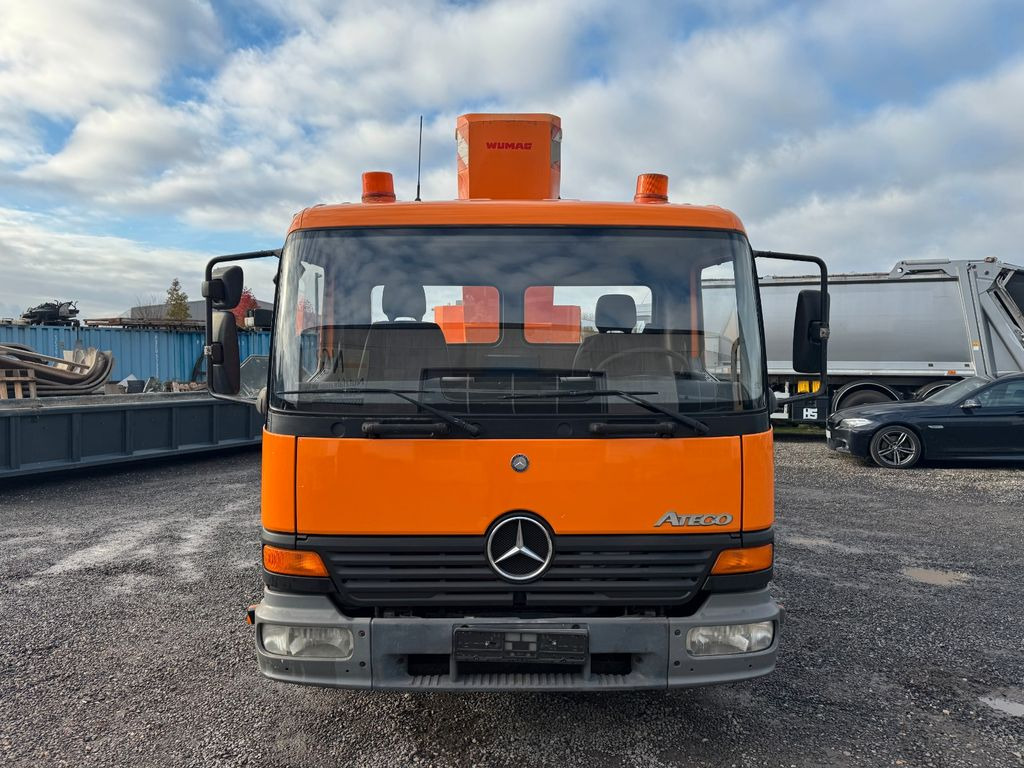 منصة تلسكوبية محمولة على شاحنة, شاحنة التوصيل Mercedes-Benz 815 4x2 Hubarbeitsbühne Wumag  170 high 17 m: صورة 13