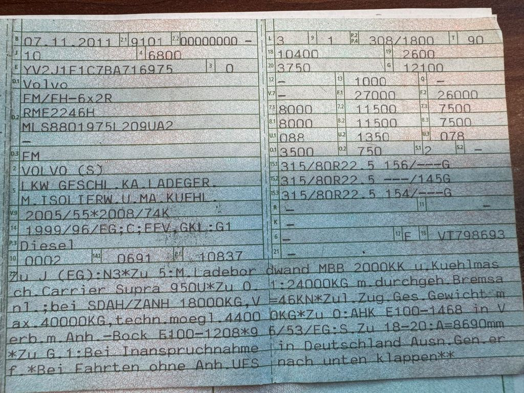 Volvo FM 410 6X2 Kühlkoffer mit Carrier Diesel & Strom Volvo FM 410 6X2 Kühlkoffer mit Carrier Diesel & Strom - شاحنة الفريزر: صورة 2 Volvo FM 410 6X2 Kühlkoffer mit Carrier Diesel & Strom Volvo FM 410 6X2 Kühlkoffer mit Carrier Diesel & Strom - شاحنة الفريزر: صورة 2
