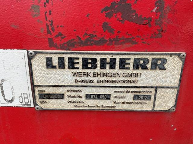 Liebherr LR1600/2 - رافعة مجنزرة: صورة 5 Liebherr LR1600/2 - رافعة مجنزرة: صورة 5