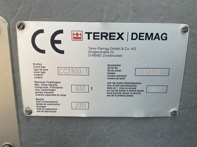 Terex Demag CC2800-1 - رافعة مجنزرة: صورة 5 Terex Demag CC2800-1 - رافعة مجنزرة: صورة 5
