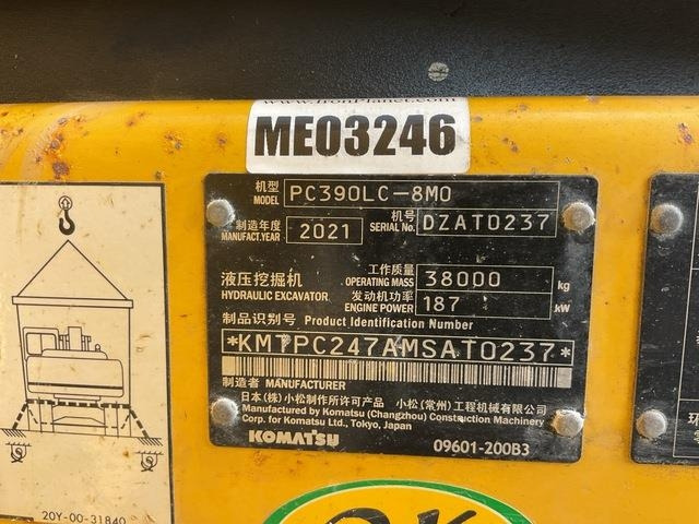 Komatsu PC390LC-8MO - حفار زحاف: صورة 5 Komatsu PC390LC-8MO - حفار زحاف: صورة 5