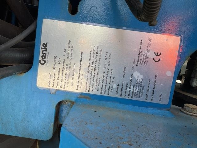 Genie S45 - رافعة سلة تلسكوبية: صورة 5 Genie S45 - رافعة سلة تلسكوبية: صورة 5