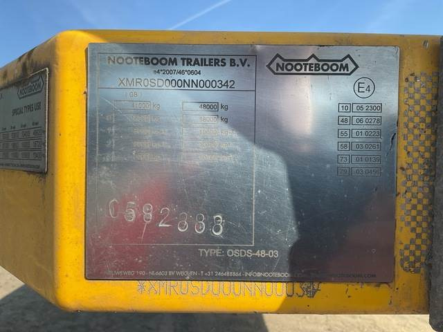 Nooteboom OSDS-48-03 - عربة منخفضة مسطحة نصف مقطورة: صورة 5 Nooteboom OSDS-48-03 - عربة منخفضة مسطحة نصف مقطورة: صورة 5