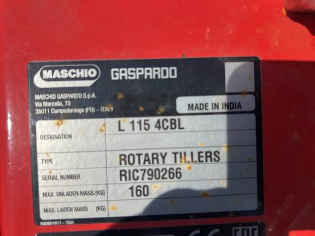 Maschio Gaspardo L115 4CBL - آليات: صورة 5 Maschio Gaspardo L115 4CBL - آليات: صورة 5