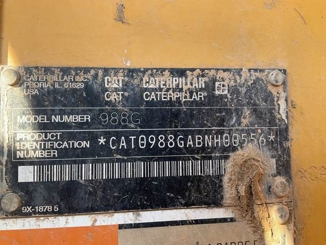 CAT 988G - اللودر بعجل: صورة 5 CAT 988G - اللودر بعجل: صورة 5