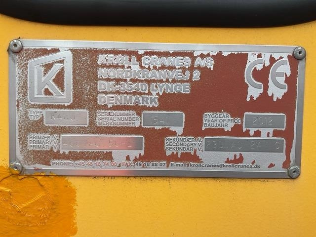 Kroll K420 - رافعة برجية: صورة 5 Kroll K420 - رافعة برجية: صورة 5