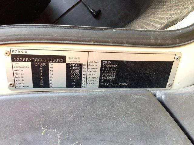 Scania P420LB - شاحنة خلاطة خرسانة: صورة 5 Scania P420LB - شاحنة خلاطة خرسانة: صورة 5