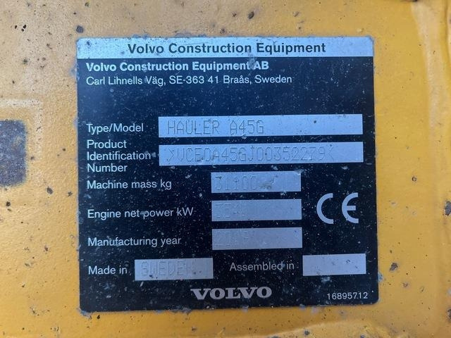 Volvo A45G - شاحنة قلاب مفصلية: صورة 5 Volvo A45G - شاحنة قلاب مفصلية: صورة 5