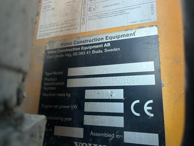 Volvo A60H - شاحنة قلاب مفصلية: صورة 5 Volvo A60H - شاحنة قلاب مفصلية: صورة 5