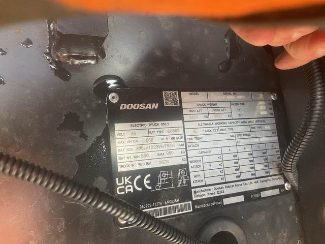 Doosan BR16JW-9 - شاحنة مناوِلة: صورة 5 Doosan BR16JW-9 - شاحنة مناوِلة: صورة 5