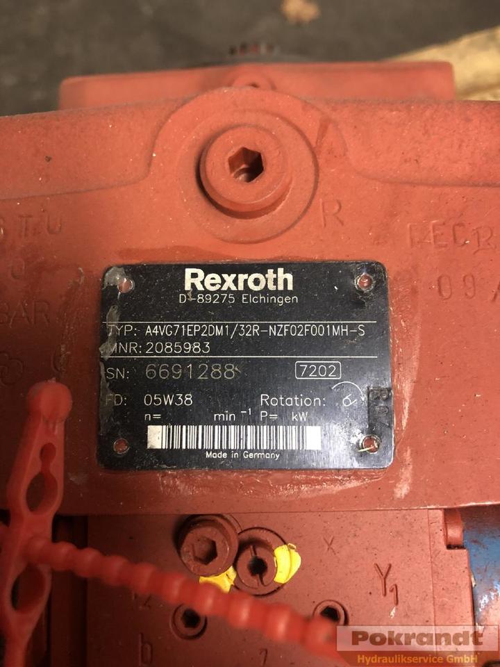 Rexroth Bosch A4VG71EP2DM1 32R NZF02F001MH-S - مضخة هيدروليكية: صورة 2 Rexroth Bosch A4VG71EP2DM1 32R NZF02F001MH-S - مضخة هيدروليكية: صورة 2