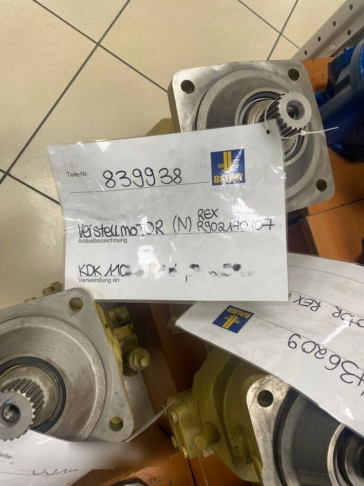 Rexroth KDK110 VON BGM, 35 R902170107  for pile driver - محرك هيدروليكي: صورة 3 Rexroth KDK110 VON BGM, 35 R902170107  for pile driver - محرك هيدروليكي: صورة 3