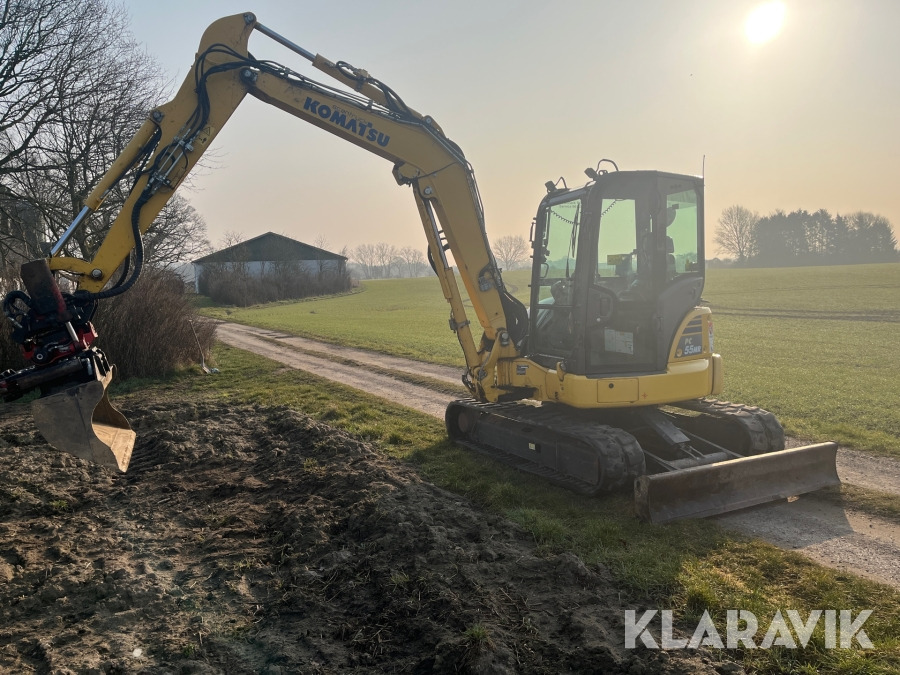 حفارة Gravemaskine Komatsu PC 55 MR5: صورة 1