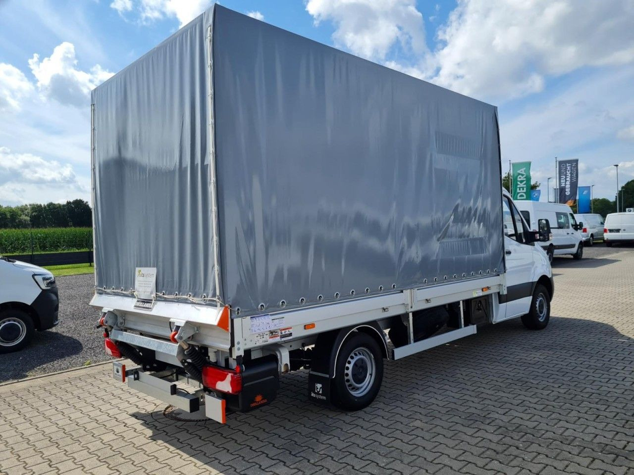 Mercedes-Benz Sprinter 315 Cdi Pritsche Schiebe Plane LBW KLIM - شاحنة ستارة جانبية: صورة 5 Mercedes-Benz Sprinter 315 Cdi Pritsche Schiebe Plane LBW KLIM - شاحنة ستارة جانبية: صورة 5